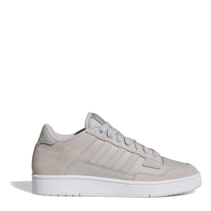 アディダス Adidas 【 Rapid Court Low-Top Trainers Mens Men Grey/White 】 厚地の外套 シューズ スニーカー メンズ メンズ 薄墨色 薄墨色 白いこと 白いこと