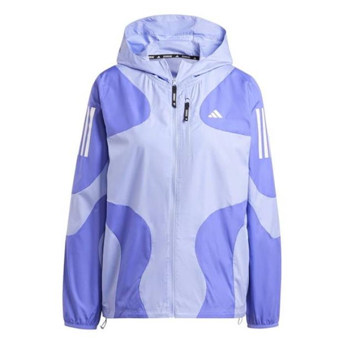 アディダス Adidas 【 Performance Running Jacket Women Blue Spark 】 パフォーマンス Jacket ジャケット レディース 青色 ブルー