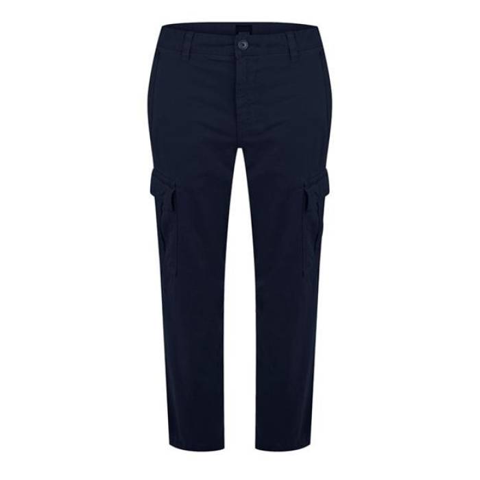 ボス Boss 【 Men's Hbo Car Cargo Trousers Men Dark Blue 404 】 メンズ カーゴ メンズ 青色 ブルー