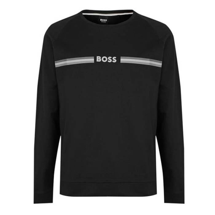 主任者 Boss 【 Men\u0027s  Authentic Sweatshirt Men Black 002 】 メンズ オーセンティック 汗水 調教師 メンズ 黒いこと 黒いこと