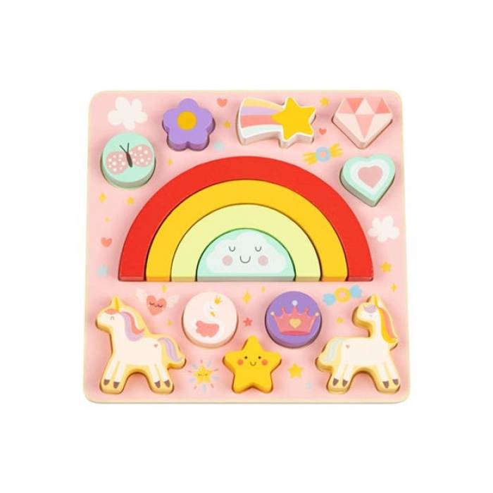 Tooky Toy 【 2 In 1 Balance Puzzle Unisex Multi 】 ユニセックス