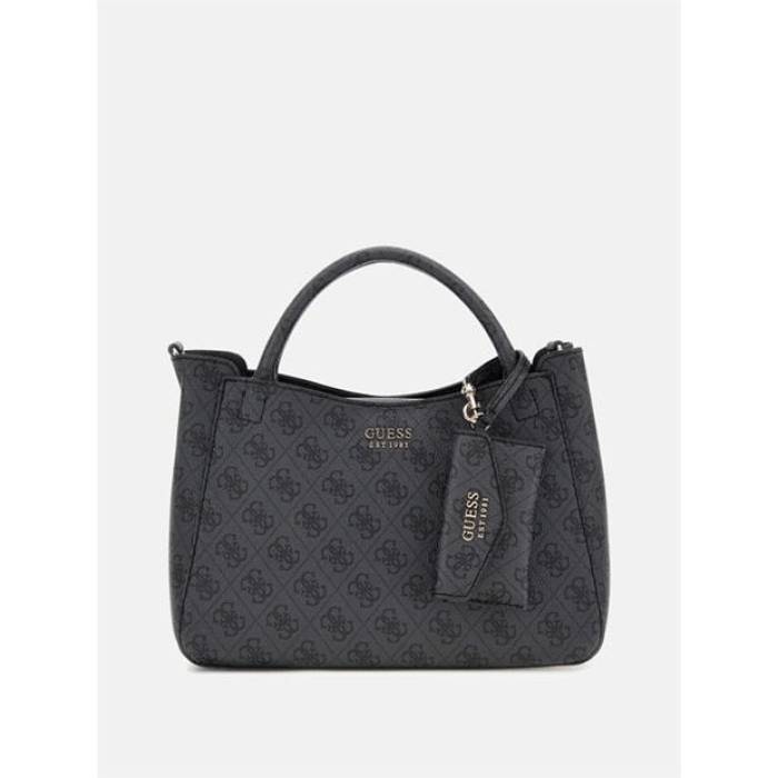 ゲス Guess 【 Women's Brenton Small Top Handle Bag Women Coal 】 レディース バッグ レディース