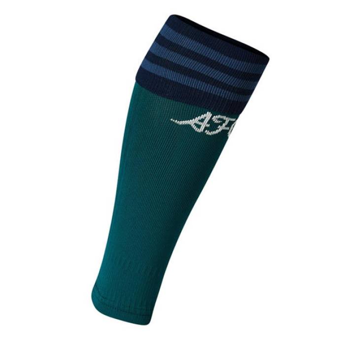アディダス Adidas 【 Arsenal Third Kit Football Socks 2023 2024 Unisex Rich Green/Coll 】 フットボール ソックス・靴下 ユニセックス green 緑・グリーン