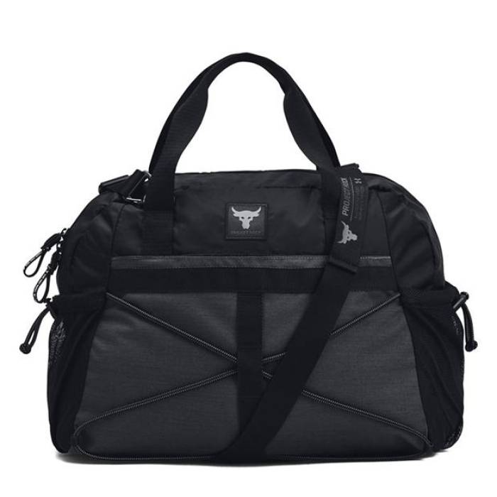 アンダーアーマー Under Armour 【 Project Rock Gym Bag Sm Women Black 】 バッグ レディース 黒色 ブラック