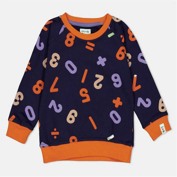 Lilly And Sid 【 Numbers Crew Sweatshirt Unisex Multi 】 労働者の一団 汗水 調教師 ユニ一発やる