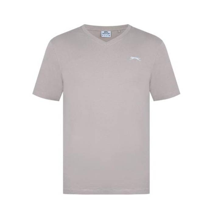 Slazenger 【 V Neck T Shirt Mens Men Oat 】 メンズ メンズ