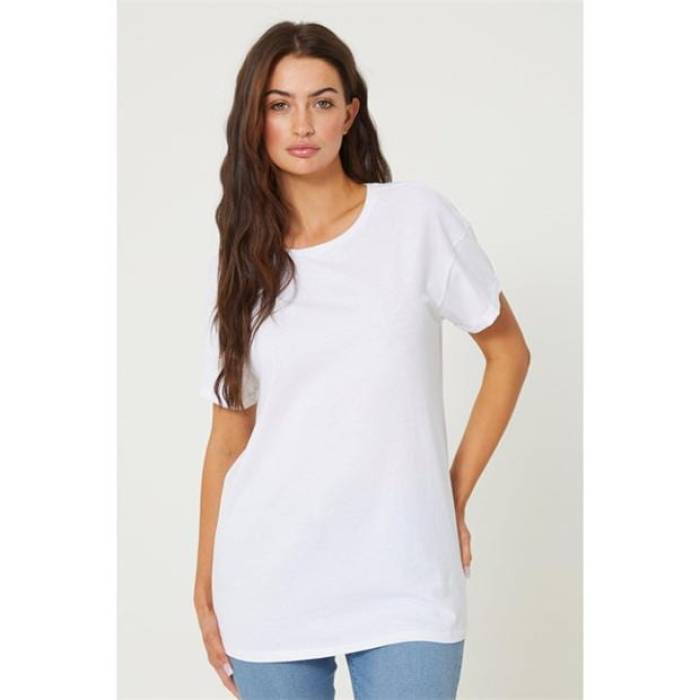 Be You 【 Oversized Regular Fit T-Shirt Women White 】 ティーシャツ レディース 白いこと 白いこと