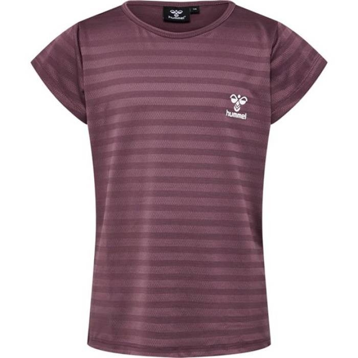 ヒュンメル Hummel 【 Short-Sleeve Performance Gym Top Kids Purple 】 動作 御坊っちゃん キッズ Purple 紫・パープル