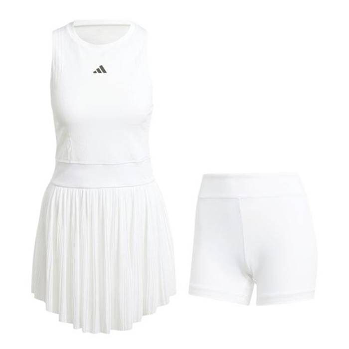 アディダス Adidas 【 Tennis Pro Aeroready Dress Womens Women White 】 庭球 労働者階級 御召しもの レディース レディース 白いこと 白いこと