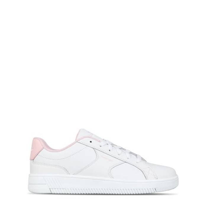 Slazenger 【 Kids' Slaz Starling Low-Top Trainers Kids White/Pink 】 シューズ スニーカー ジュニア キッズ 白色 ホワイト pink ピンク