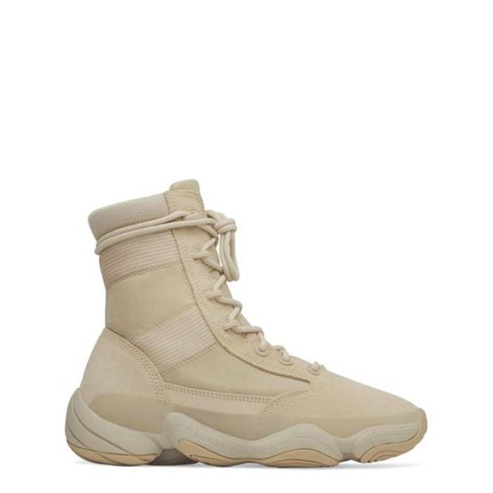 たわい無い Yeezy 【 500 Boots With Adiprene+ Cushioning Kids Utility Sand 】 ブーツ お坊っちゃん キッズ 砂色・砂子