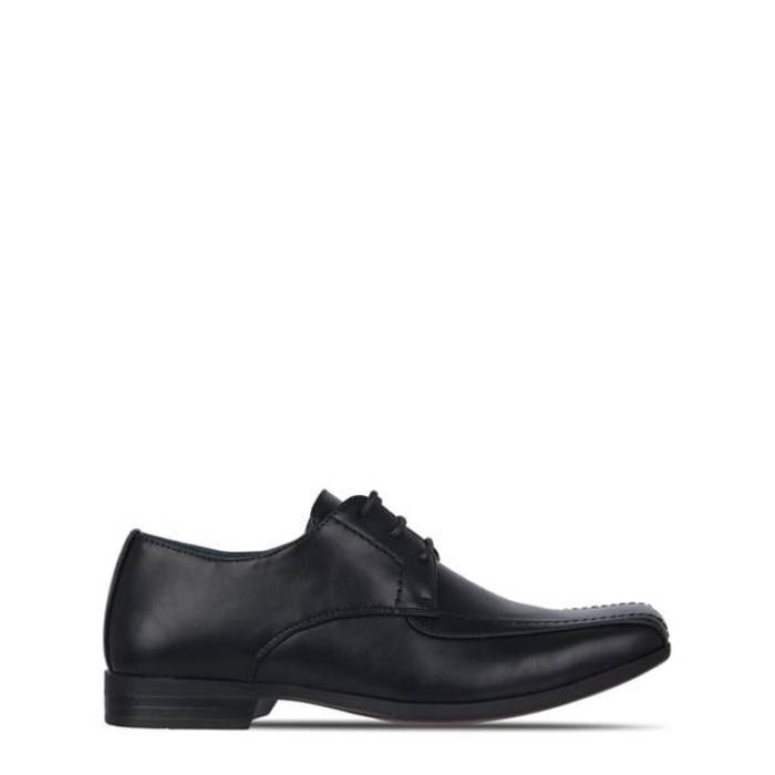 Giorgio 【 Bourne Lace Junior Boys Shoes Kids Black 】 シューズ 運動すること靴 お坊っちゃん キッズ 黒いこと 黒いこと