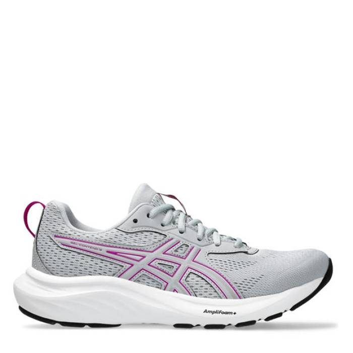 アシックス Asics 【 Gel-Contend 9 Mens Running Shoes Women Grey/Purple 】 メンズ シューズ 運動すること靴 レディース 薄墨色 薄墨色 Purple 紫・パープル