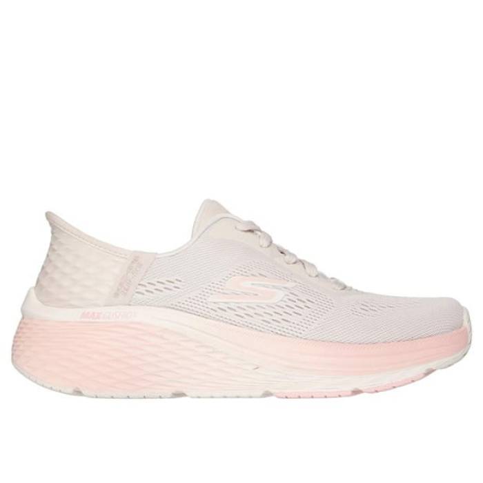 スケッチャーズ Skechers 【 Max Cushioning Elite Running Runners Women Ntr Tex/Pk Tr 】 マックス エリート レディース
