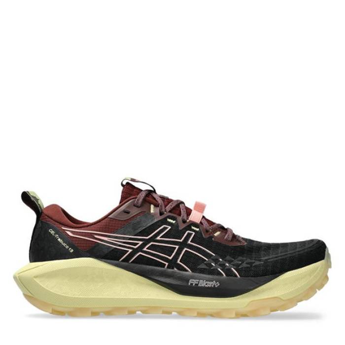 アシックス Asics 【 Gel-Trabuco 13 Womens Trail Running Shoes Women Black/Blossom 】 13 サー青二才 レディース シューズ 運動すること靴 レディース 黒いこと 黒いこと