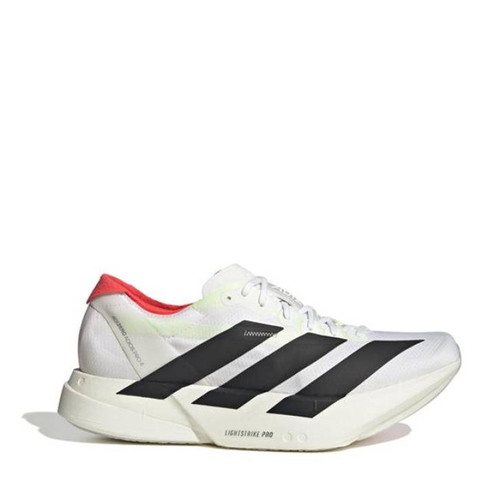 アディダス Adidas 【 Adizero Adios Pro 4 Shoes Mens Men White/Black 】 アディゼロ アディオス 労働者階級 シューズ 運動すること靴 メンズ メンズ 白いこと 白いこと 黒いこと 黒いこと