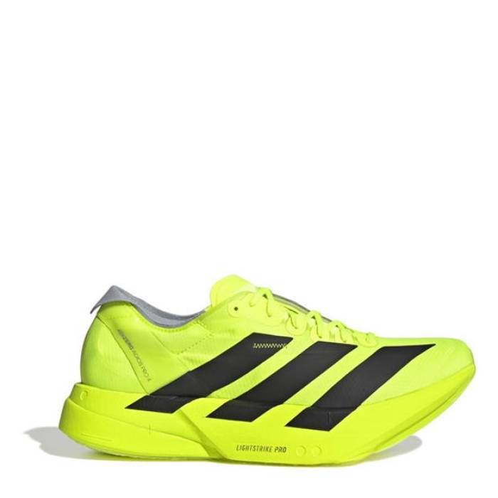 アディダス Adidas 【 Adizero Adios Pro 4 Shoes Mens Men Lmn/Blk/Silv 】 アディゼロ アディオス 労働者階級 シューズ 運動すること靴 メンズ メンズ