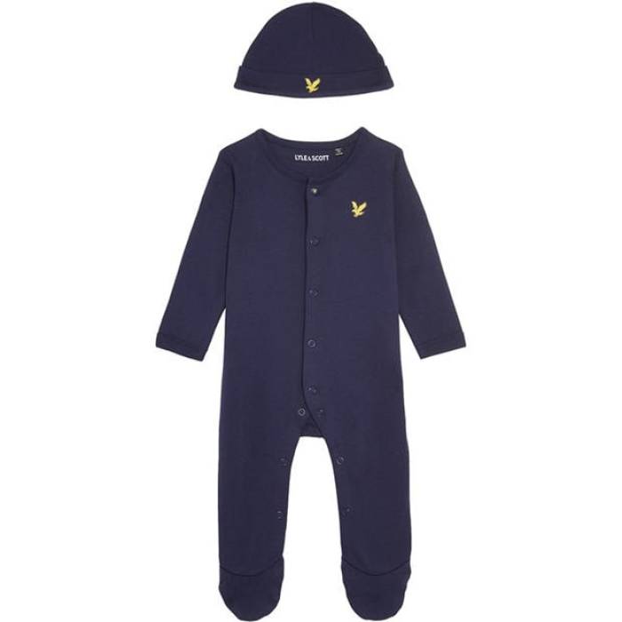 Lyle And Scott 【 Kids\u0027 Baby Sleepsuit Set Kids Navy Z99 】 お坊っちゃん キッズ 紺色 米国海軍
