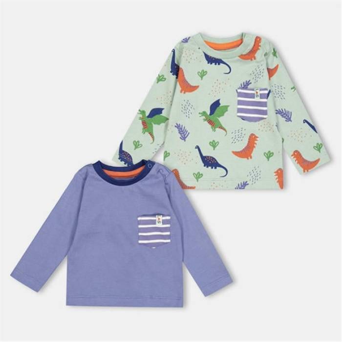 Lilly And Sid 【 Dino Pocket Regular Fit T-Shirt Kids Multi 】 プルオーバー 御坊っちゃん キッズ