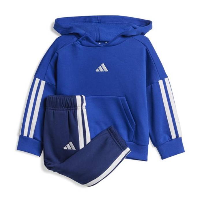 アディダス Adidas 【 3-Stripe Essentials Joggers Set Infants Kids Blue/White 】 ジョガーパンツ お坊っちゃん キッズ 青碧 青碧 白いこと 白いこと