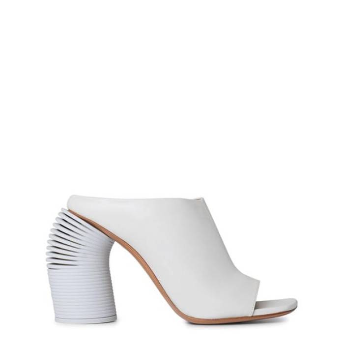 Off White 【 Women\u0027s Slinky High Heel Mules Women Off White 】 レディース ご機嫌 踵 レディース 白いこと 白いこと