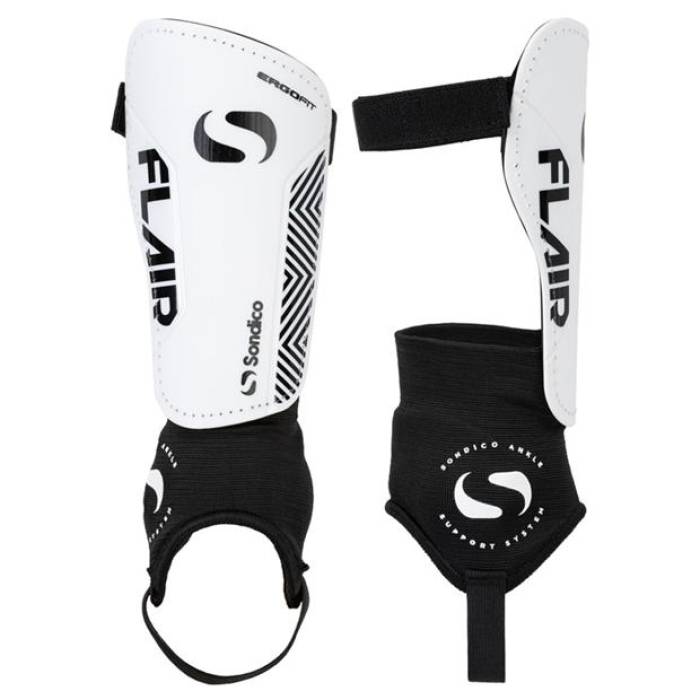 Sondico 【 Ankle Shinguards Unisex White/Black 】 ユニ一発やる 白いこと 白いこと 黒いこと 黒いこと