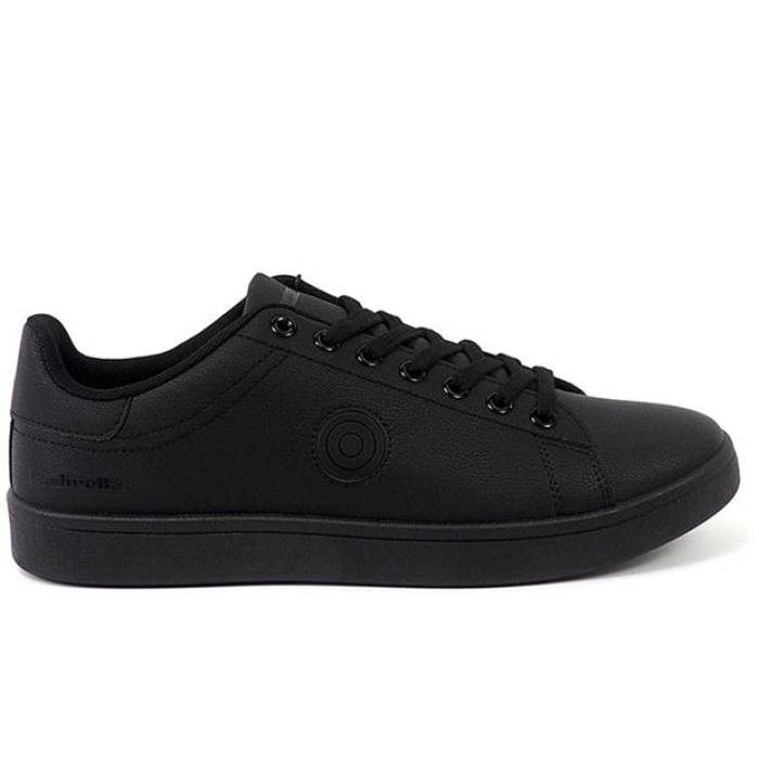 ランブレッタ Lambretta 【 Pinball Court Trainers Men Black 】 コート シューズ スニーカー メンズ 黒色 ブラック|スニケス