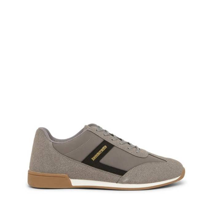 ランブレッタ Lambretta 【 Panther Court Trainers Men Charcoal 】 コート シューズ スニーカー メンズ チャコール