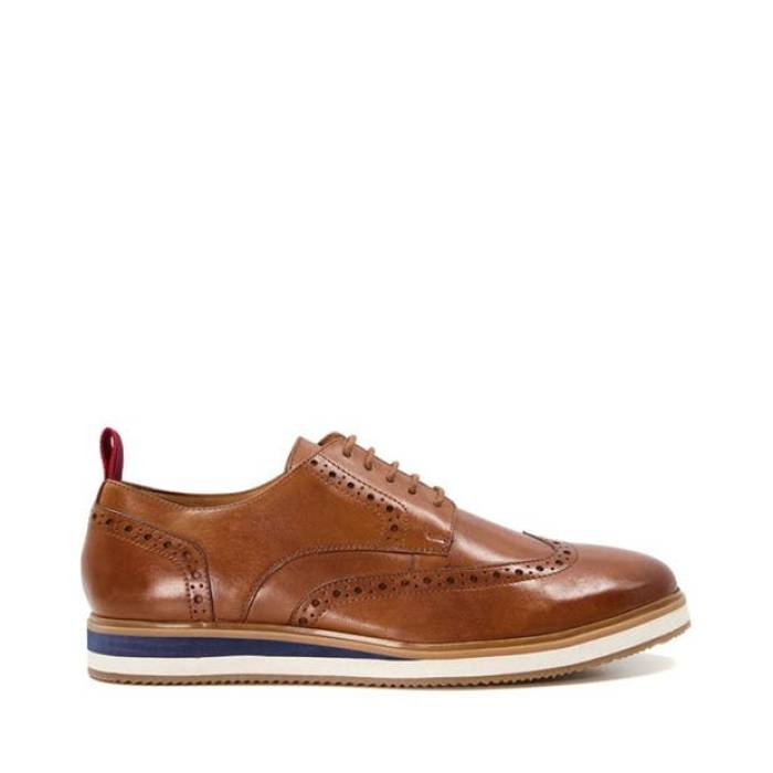 デューンロンドン Dune London 【 Britle Brogues Men Tan 511 】 メンズ
