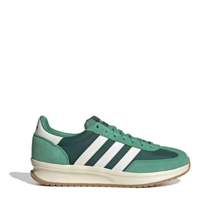 アディダス Adidas 【 Run 70S 2.0 Low-Top Trainers Mens Men Green/White 】 ラン シューズ スニーカー メンズ メンズ green 緑・グリーン 白色 ホワイト