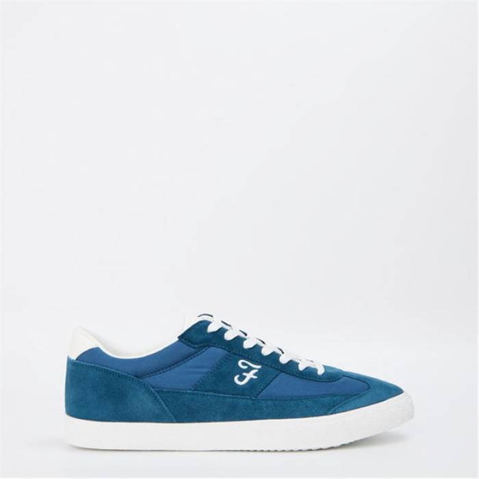ファーラー Farah 【 Stanton Cupsole Low Top Trainers Mens Men Blue 】 シューズ スニーカー メンズ メンズ 青碧 青碧