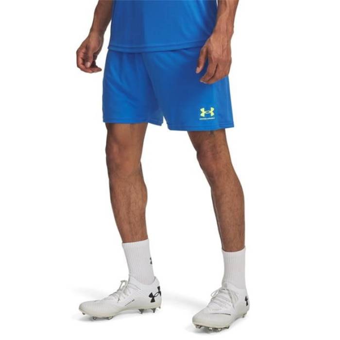 アンダーアーマー Under Armour 【 Challenger Training Shorts Mens Men Blue/Yellow 】 形づくる さる股引き メンズ メンズ 青碧 青碧 yellow 黄味がかった・黄色