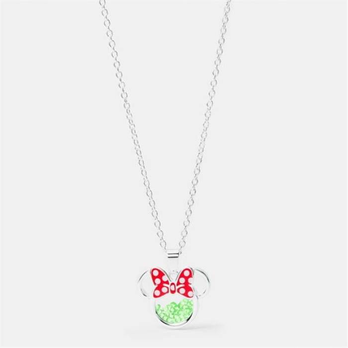 Minnie Mouse 【 Mini Pendant Necklace Women Silver 】 ネックレス レディース Silver 銀色・シルバー