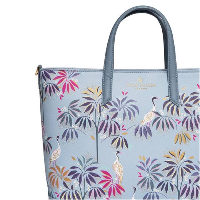Sara Miller London 【 Sara Miller Medium Tote Crane Garden Women Crane Gardens 】 レディース