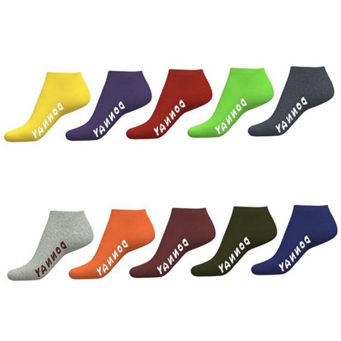 Donnay 【 10 Pack Trainer Socks Junior Kids Bright Asst 】 トレーナー ソックス・靴下 ジュニア キッズ