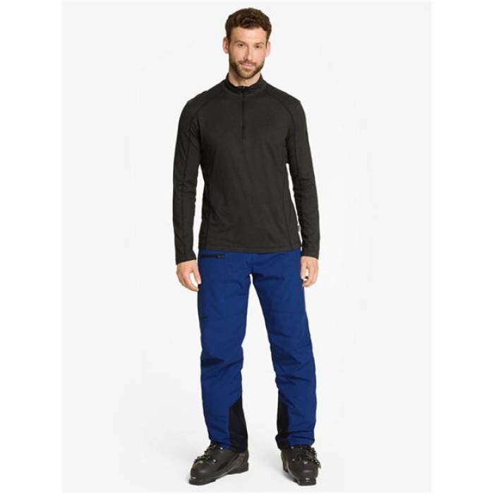 Ziener 【 Jelano Half-Zip Fleece Men Black 】 フリース メンズ 黒いこと 黒いこと