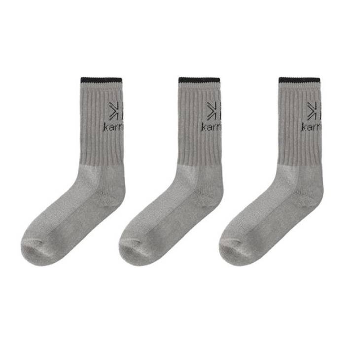 Karrimor 【 Heavyweight Boot Sock 3 Pack Junior Kids Grey 】 ブーツ ジュニア キッズ 灰色 グレー