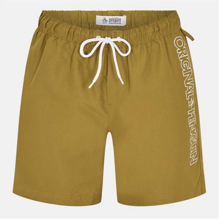 オリジナルペンギン Original Penguin 【 Swim Shorts Men Olive Branch 】 スイムショーツ 水着 メンズ olive オリーブ