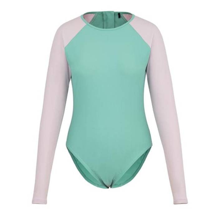Soulcal 【 Long Sleeve Swimsuit Womens Women Pink Green 】 Sleeve スリーブ 水着 レディース レディース pink ピンク green 緑・グリーン