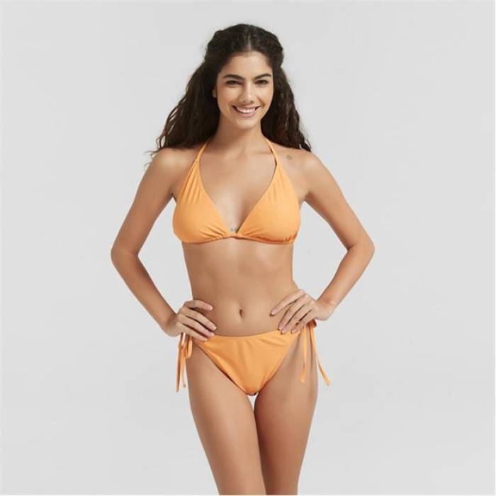 Be You 【 Tie Side Swimwear Bikini Brief Women Orange 】 ネクタイ 水着 レディース orange 橙・オレンジ 8,680円