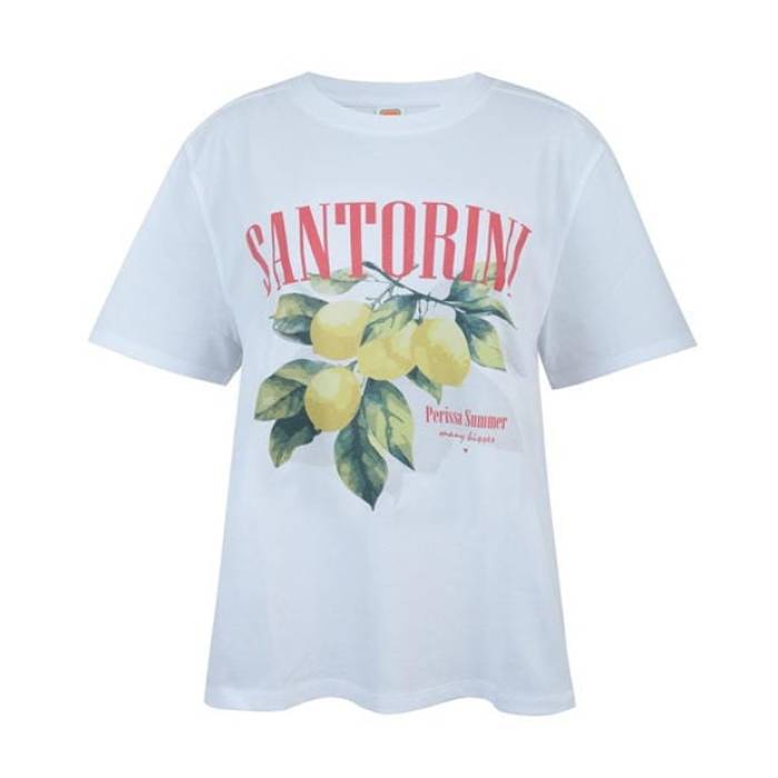 Soulcal 【 Oversized Graphic T-Shirt Women Lemon 】 グラフィック ティーシャツ レディース