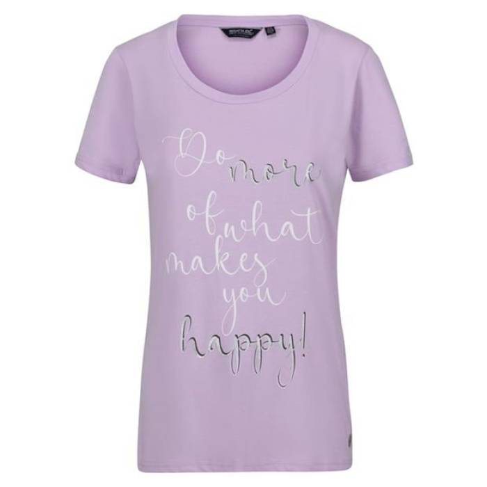 Regatta 【 Filandravii Regular Fit T-Shirt Women Pastel Lilac 】 ティーシャツ レディース