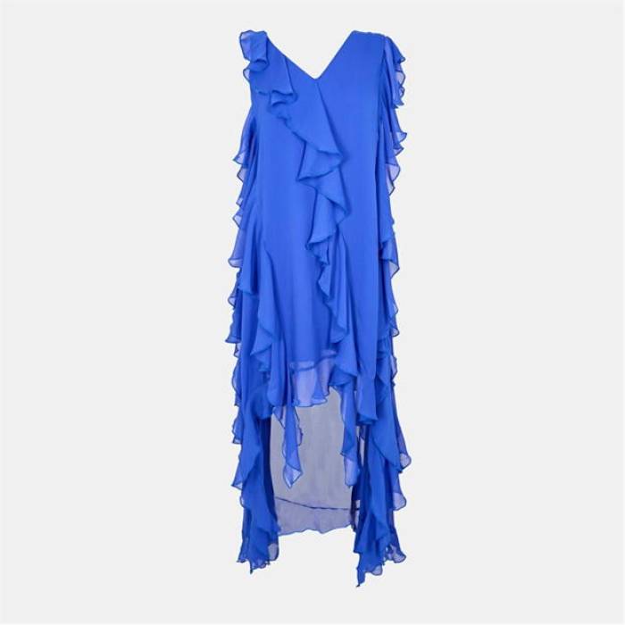 Biba 【 Women's Ruffle Dip Slip Dress Women Blue 】 レディース ドレス レディース 青色 ブルー 26,520円