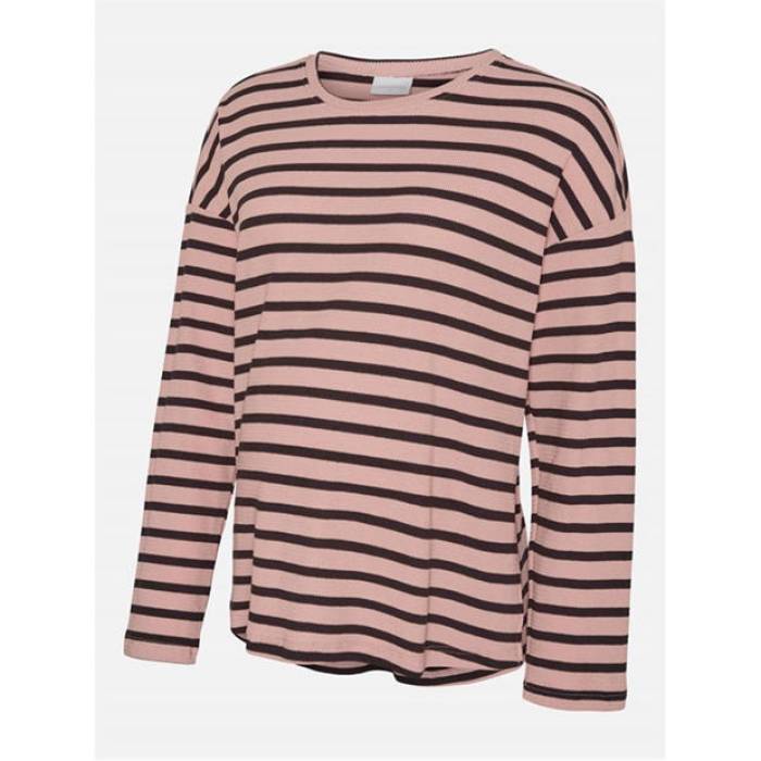 ママリシャス Mamalicious 【 Mama Long-Sleeve Regular Fit T-Shirt Women Pink-A-Boo 】 Tシャツ レディース