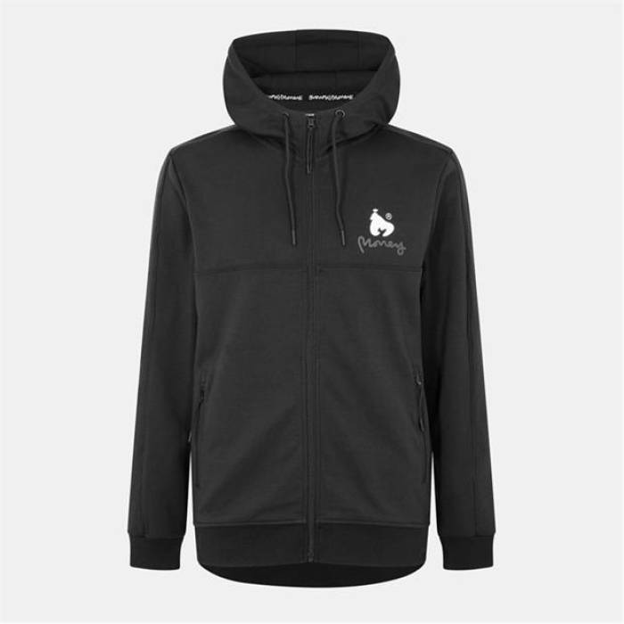 Money 【 Metro Zip Hoodie Men Black 】 メトロ フーディー パーカー メンズ 黒色 ブラック
