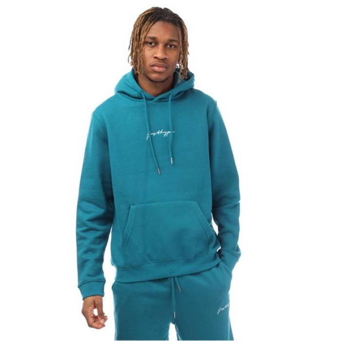Hype 【 Adults Regular Hoodie Men Teal 】 フーディー パーカー メンズ