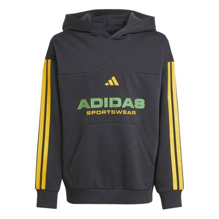 アディダス Adidas 【 House Of Tiro Fleece Hoodie Juniors Kids Black 】 フリース フーディー パーカー お坊っちゃん キッズ 黒いこと 黒いこと