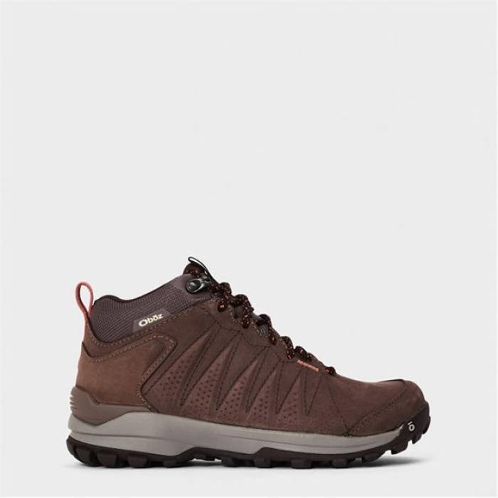 オボズ Oboz 【 Sypes Wide Leather Waterproof Hiking Boot Kids Peppercorn 】 なめし革 ブーツ お坊っちゃん キッズ
