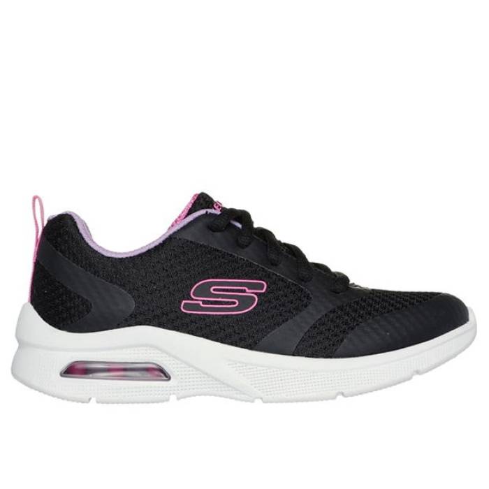 スケッチャーズ Skechers 【 Lace Up Ombre Sneaker W Midsole Pai Runners Girls Kids Black/Lavender 】 靴 スニーカー ジュニア キッズ 黒色 ブラック