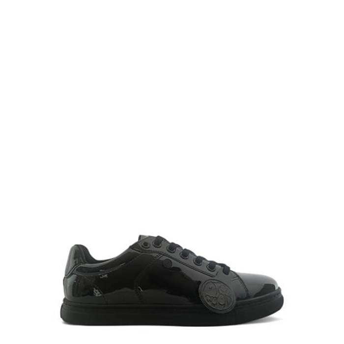 プリティーグリーン Pretty Green 【 Moc Toe Formal Shoes Kids Black/Patent 】 フォーマル シューズ 運動すること靴 御坊っちゃん キッズ 黒いこと 黒いこと 専売特許 フォーマル靴-靴